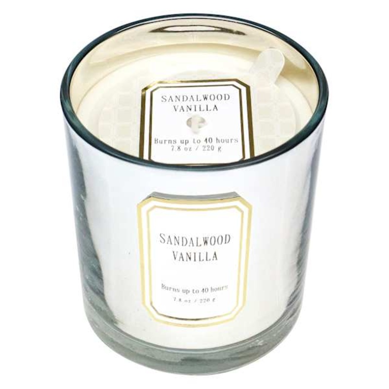 Sandalwood Vanilla Scented Jar Candle, 7.8oz
