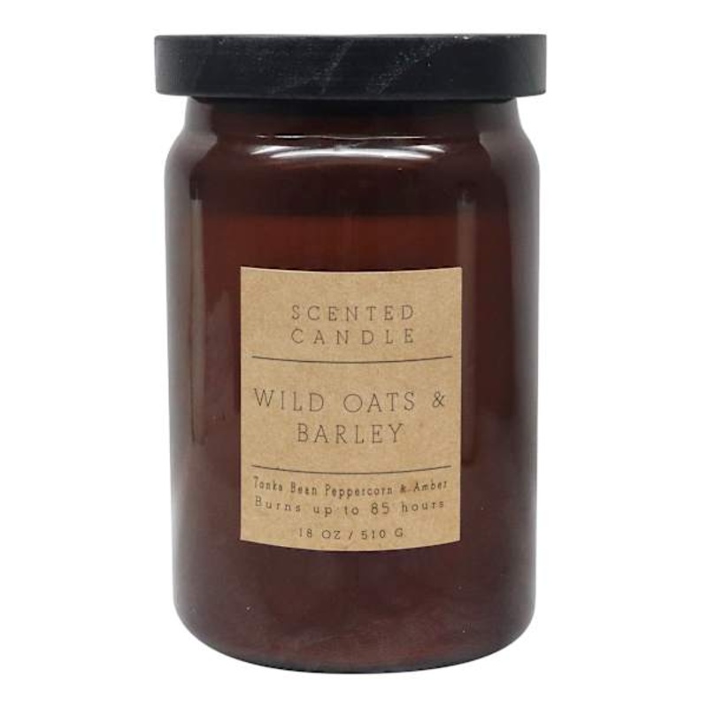 Wild Oats & Barley Scented Jar Candle, 18oz
