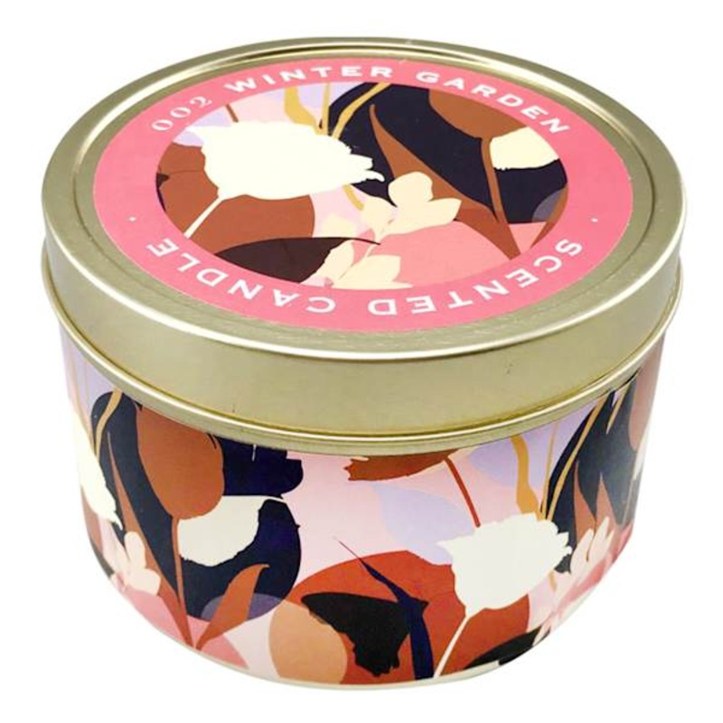 Winter Garden Scented Tin Jar Candle, 9oz