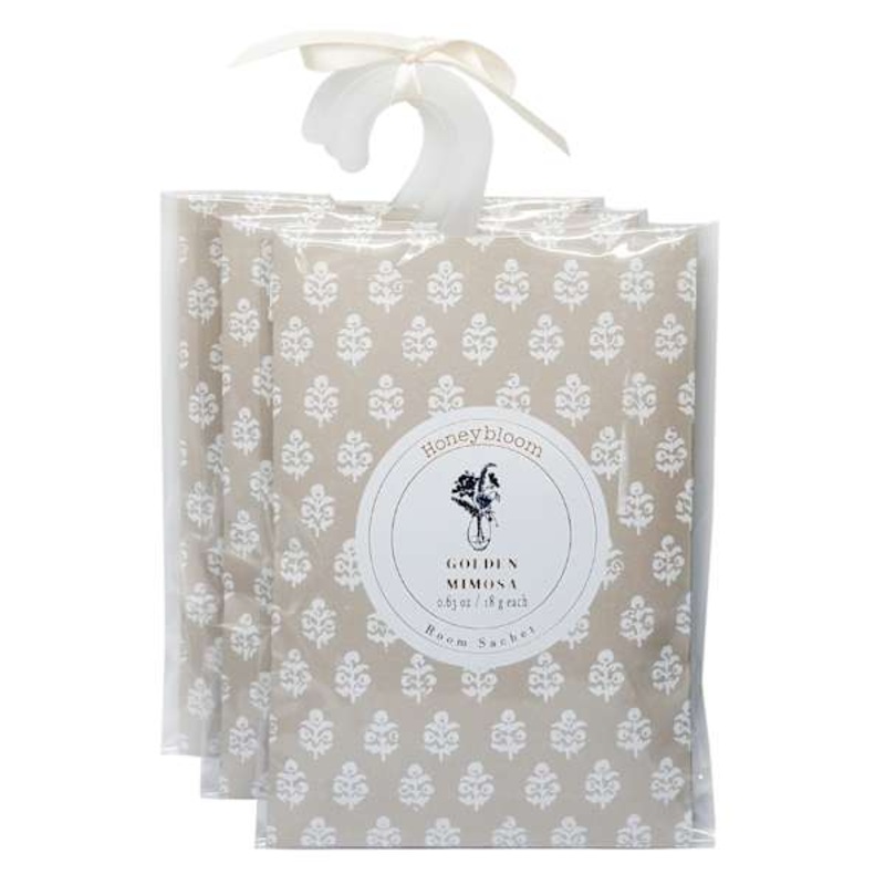 3-Pack Golden Mimosa Scented Sachets
