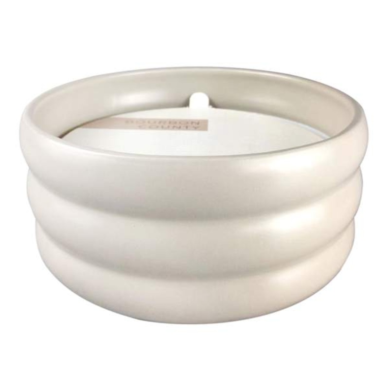 Bourbon County Scented Ceramic Jar Candle, 20oz