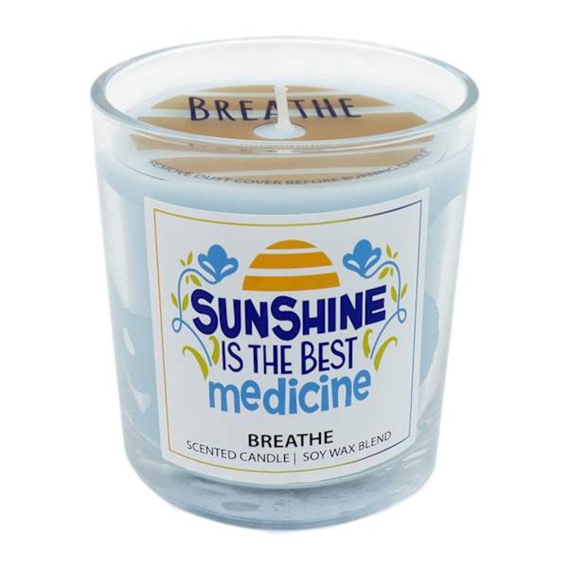 Breathe Scented Glass Jar Candle, 6oz
