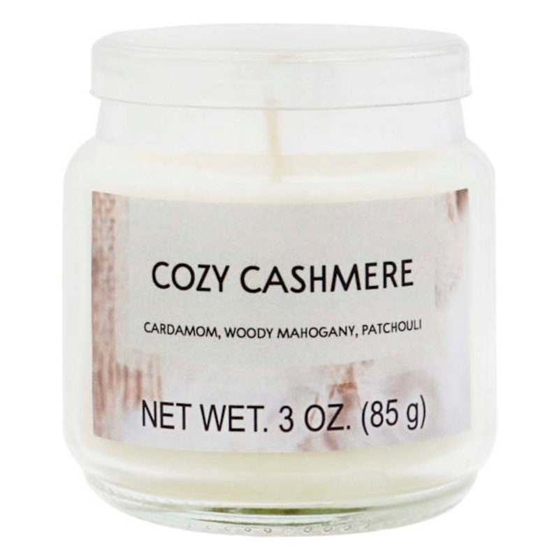 Cozy Cashmere Scented Jar Candle, 3oz