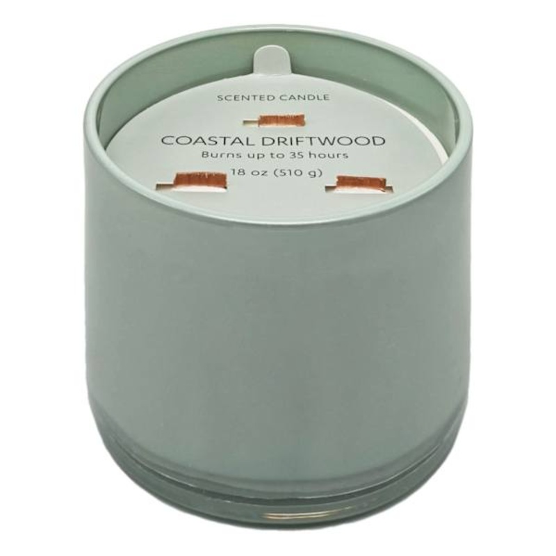 Crosby St. Coastal Driftwood Scented Wood Wick Jar Candle, 18oz