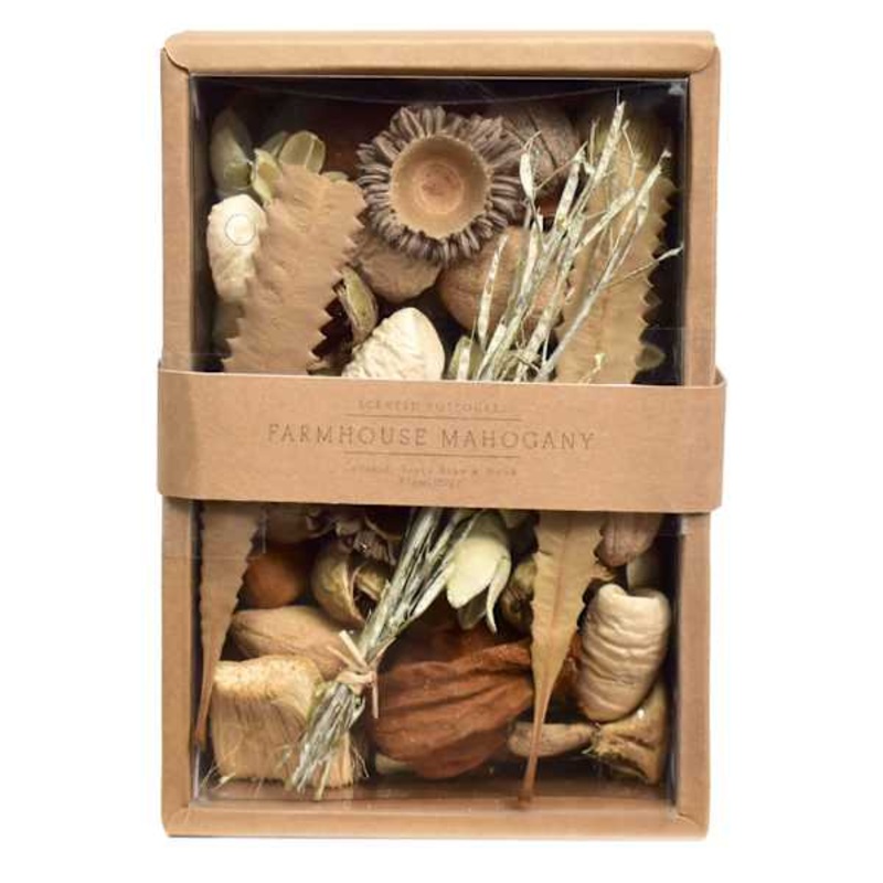 Farmhouse Mahogany Scented Potpourri