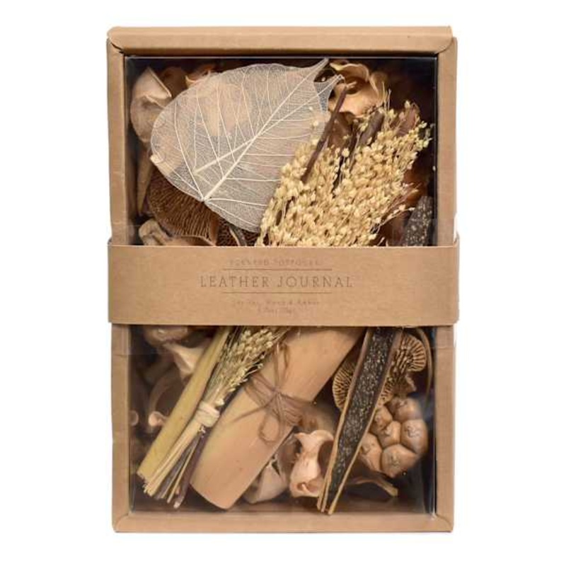 Leather Journal Scented Potpourri