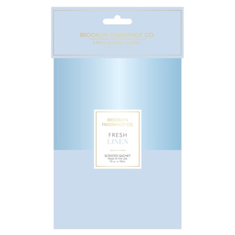 3-Pack Fresh Linen Scented Sachets