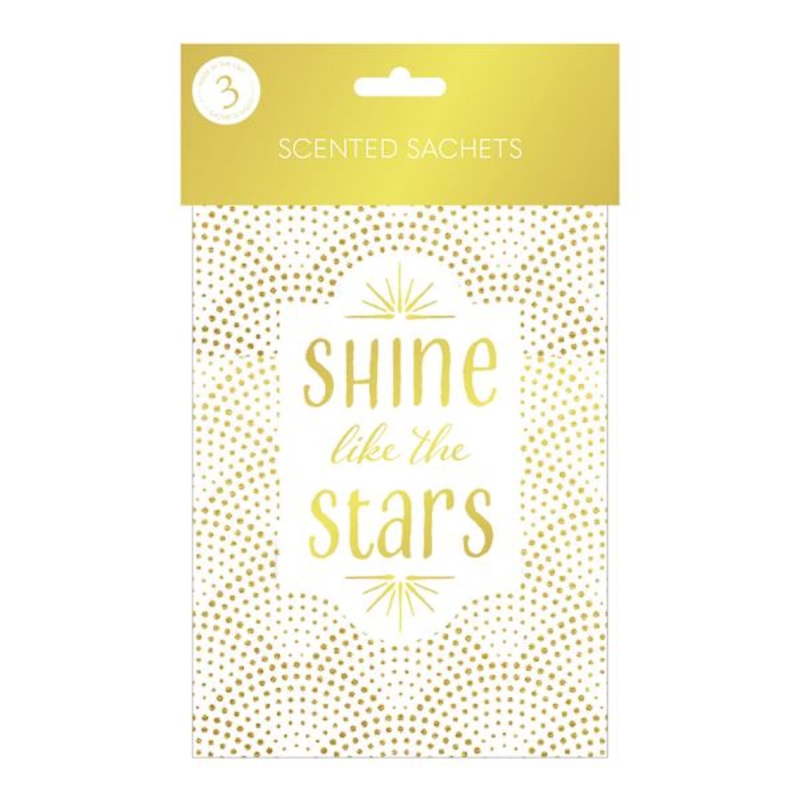 3-Pack Stars Scented Sachets