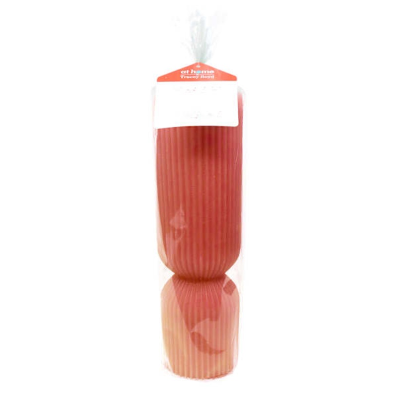 Tracey Boyd Pink Unscented Totem Pillar Candle, 3×10