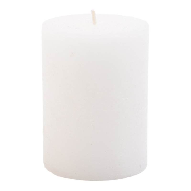 Ty Pennington Cream Cold Pour Pillar Candle, 3×4