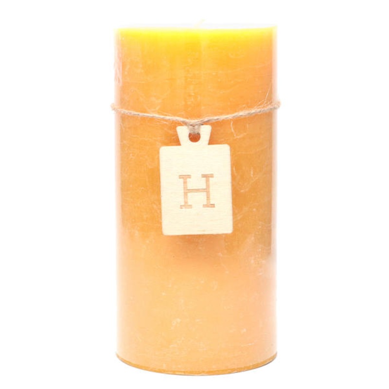 Yellow Pillar Candle, 3×6