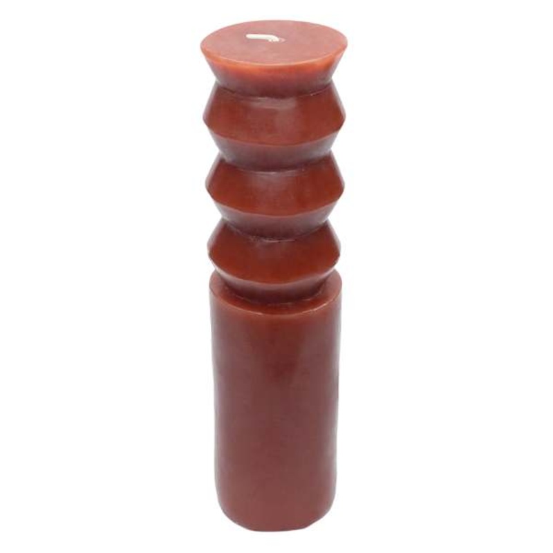 Crosby St. Red Unscented Totem Pillar Candle, 2×8