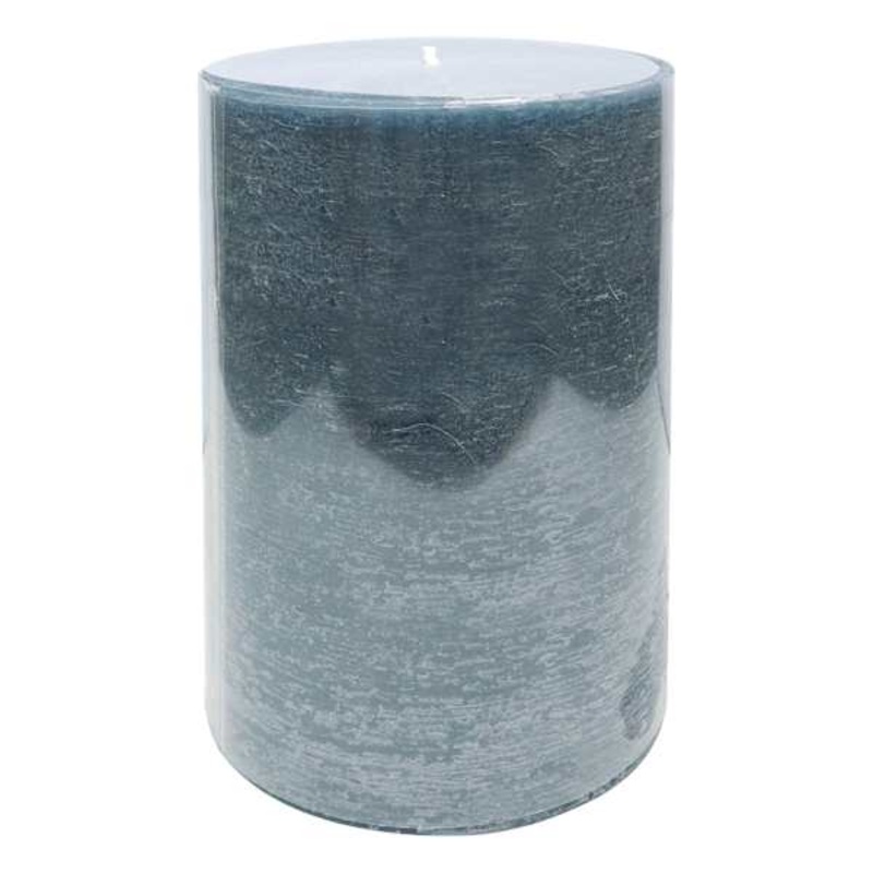 Dark Navy Blue Unscented Pillar Candle, 4×6
