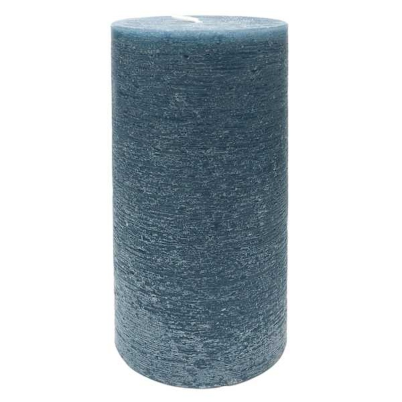 Dark Navy Blue Unscented Pillar Candle, 4×8