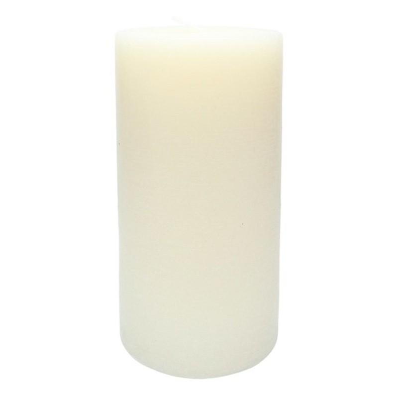 Ivory Unscented Pillar Candle, 3×6