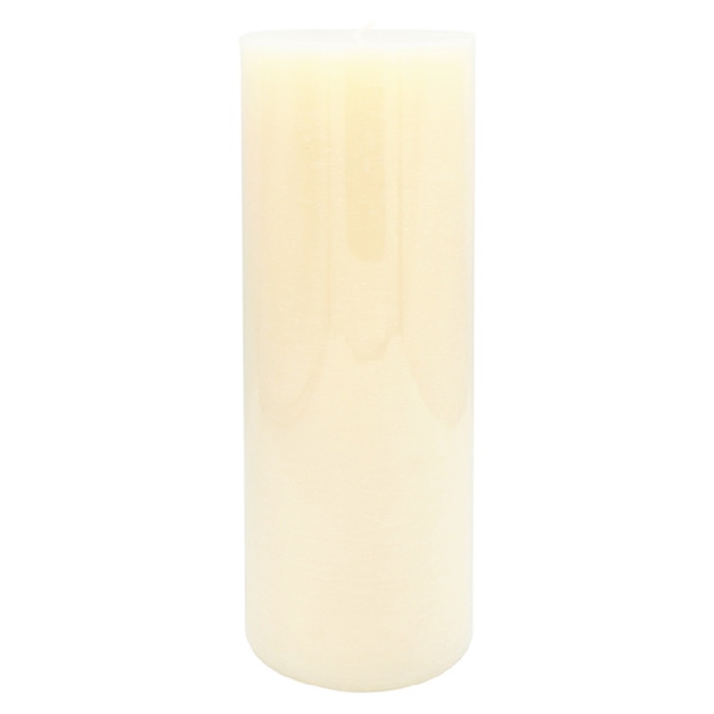 Ivory Unscented Pillar Candle, 4×11