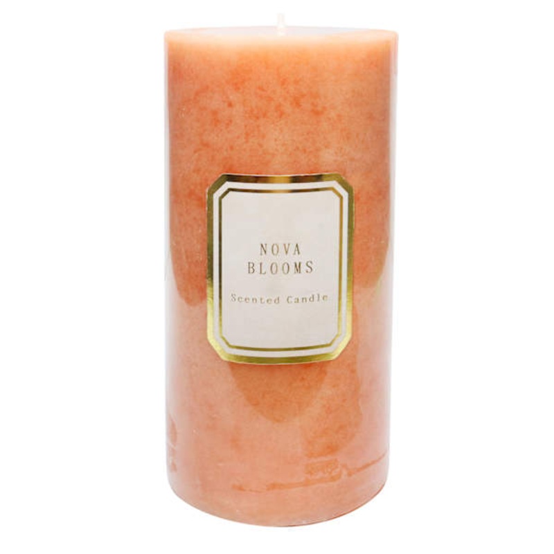 Nova Blooms Scented Pillar Candle, 3×6