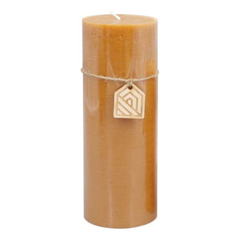 Orange Unscented Pillar Candle, 3×8
