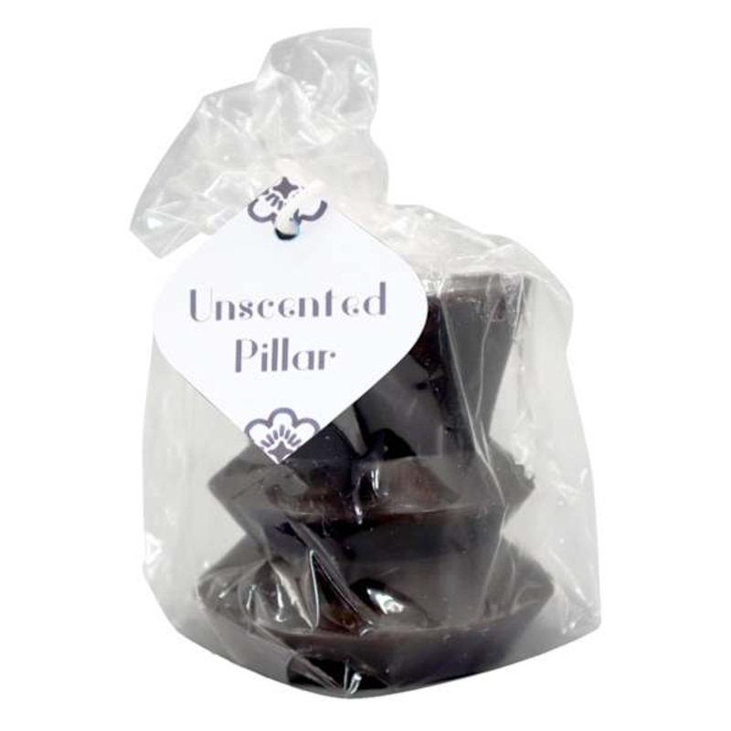 Tracey Boyd Black Unscented Pillar Candle, 3″