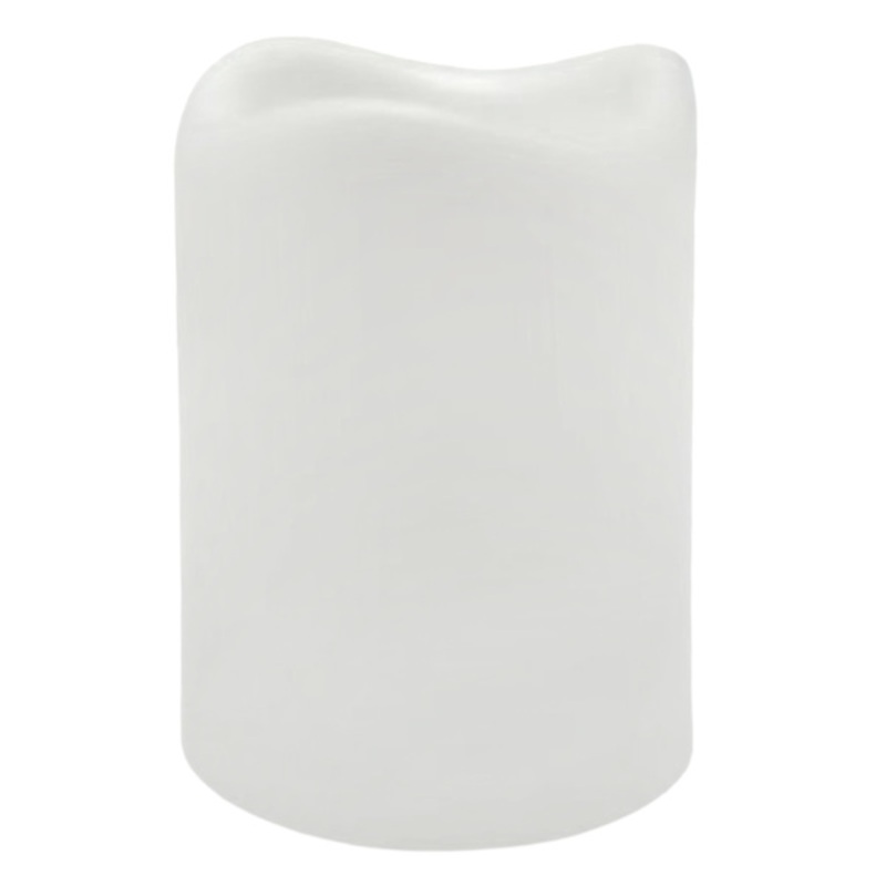 White Pillar Candle, 3×4