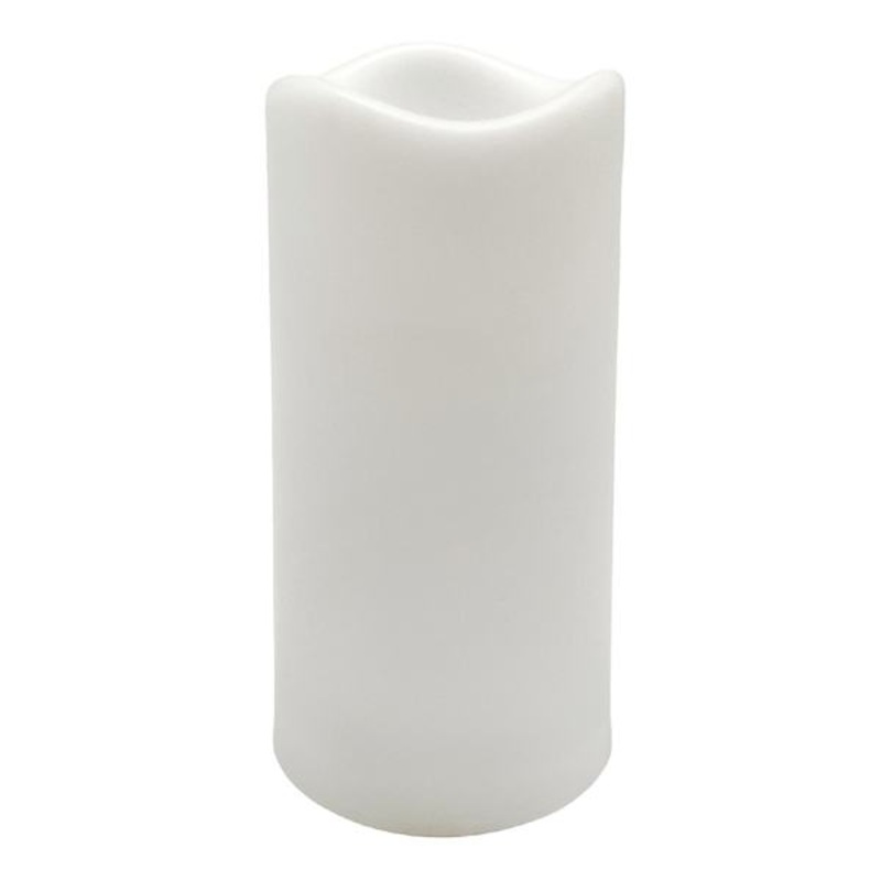 White Pillar Candle, 3×6