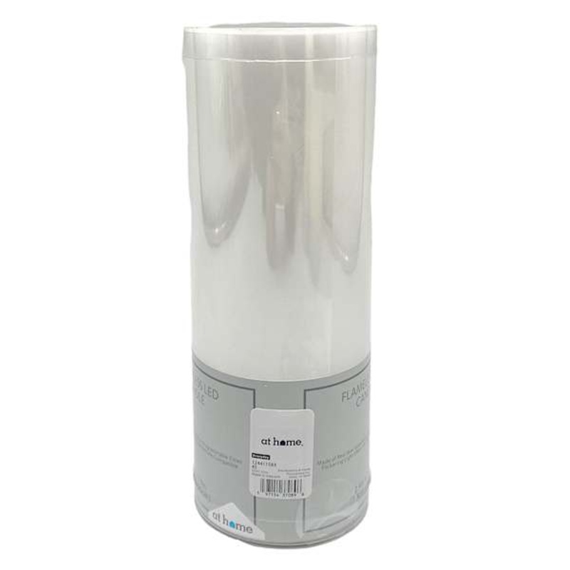3×8 White Pillar Candle