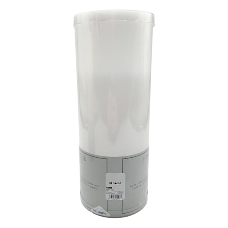 4×10 White Pillar Candle