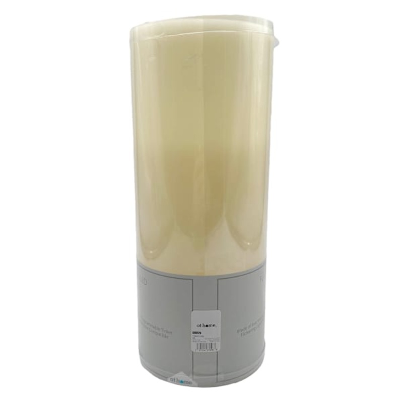 5×12 Ivory Pillar Candle