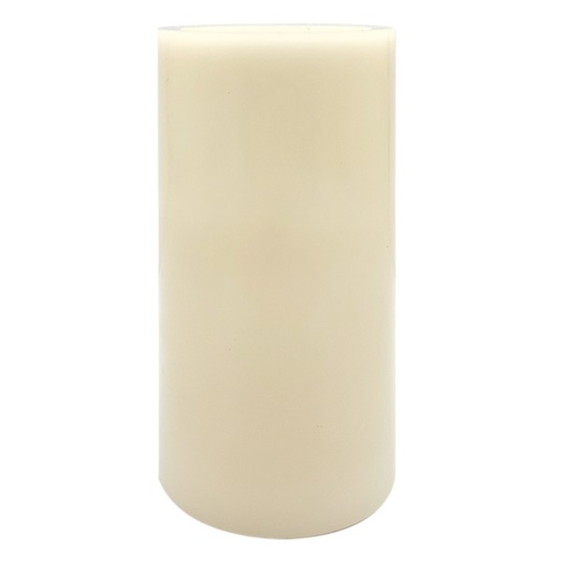 Ivory LED Flameless Pillar Candle, 3×6