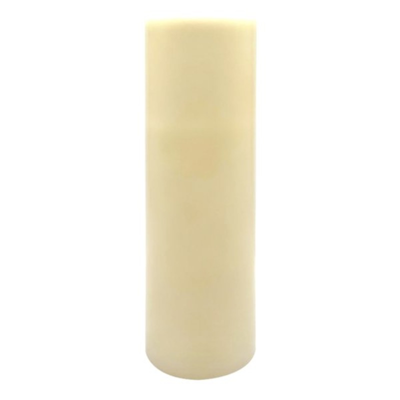 Ivory LED Flameless Pillar Candle, 4×12
