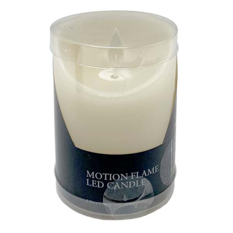Ivory Pillar Candle, 3×4