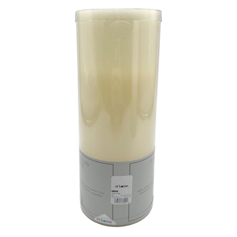 Ivory Pillar Candle, 4×10