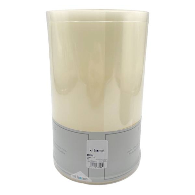 Ivory Pillar Candle, 5×8