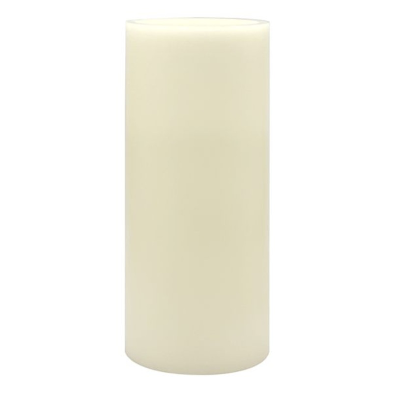 Ivory Wax LED Flameless Pillar Candle, 5×12