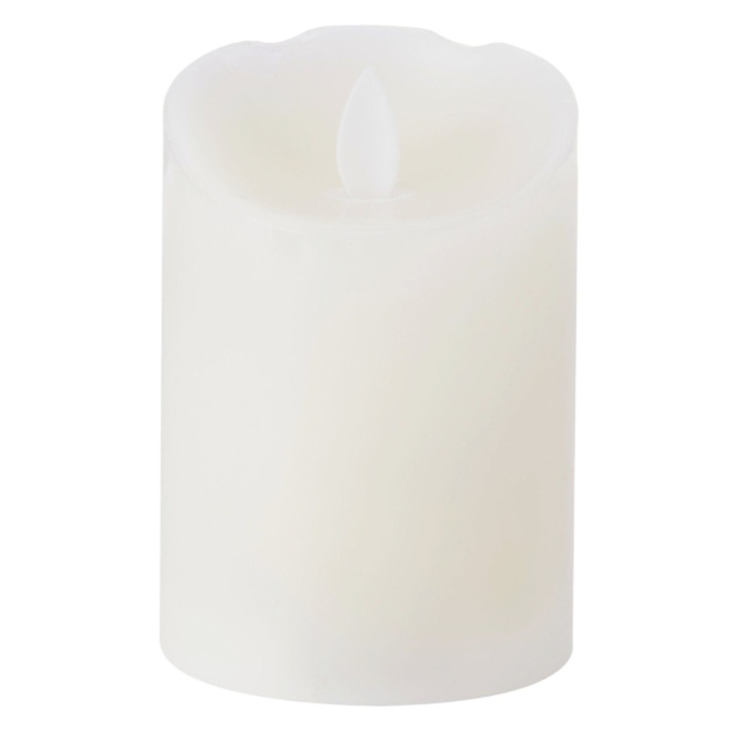 Realistic LED Pillar Candle, 3×4