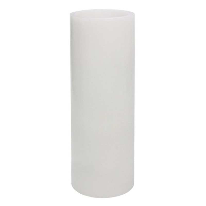 White LED Flameless Pillar Candle, 4×10