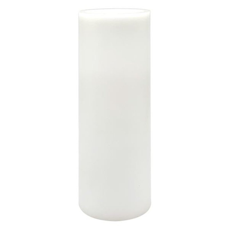 White LED Flameless Pillar Candle, 4×12