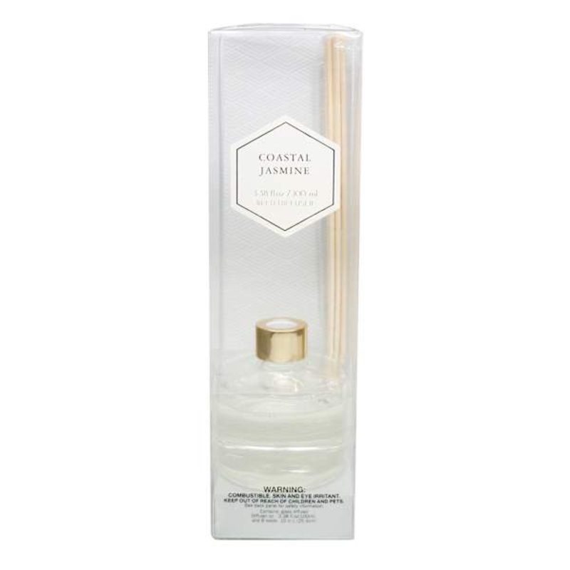 Coastal Jasmine Scented Reed Diffuser, 100ml