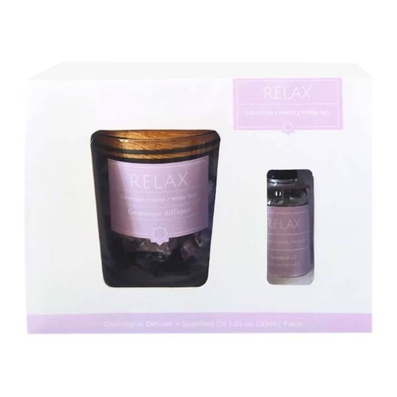 Relax Scented Gemstone Diffuser Oil, 1oz