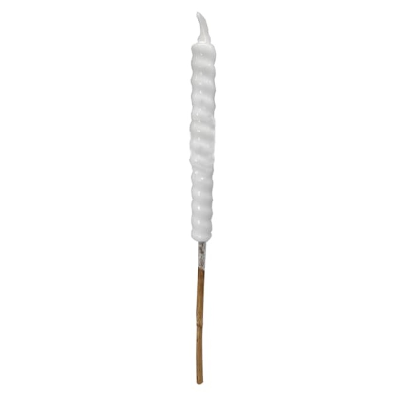 White Citronella Flare Candle