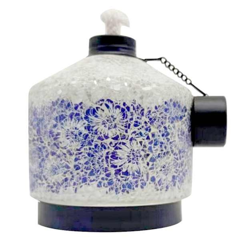 Blue Talavera Table Torch, 6″