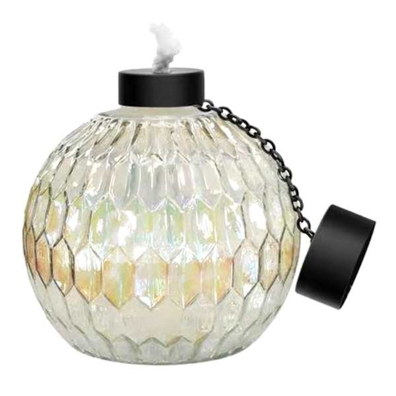 Clear Glass Tabletop Torch, 5″