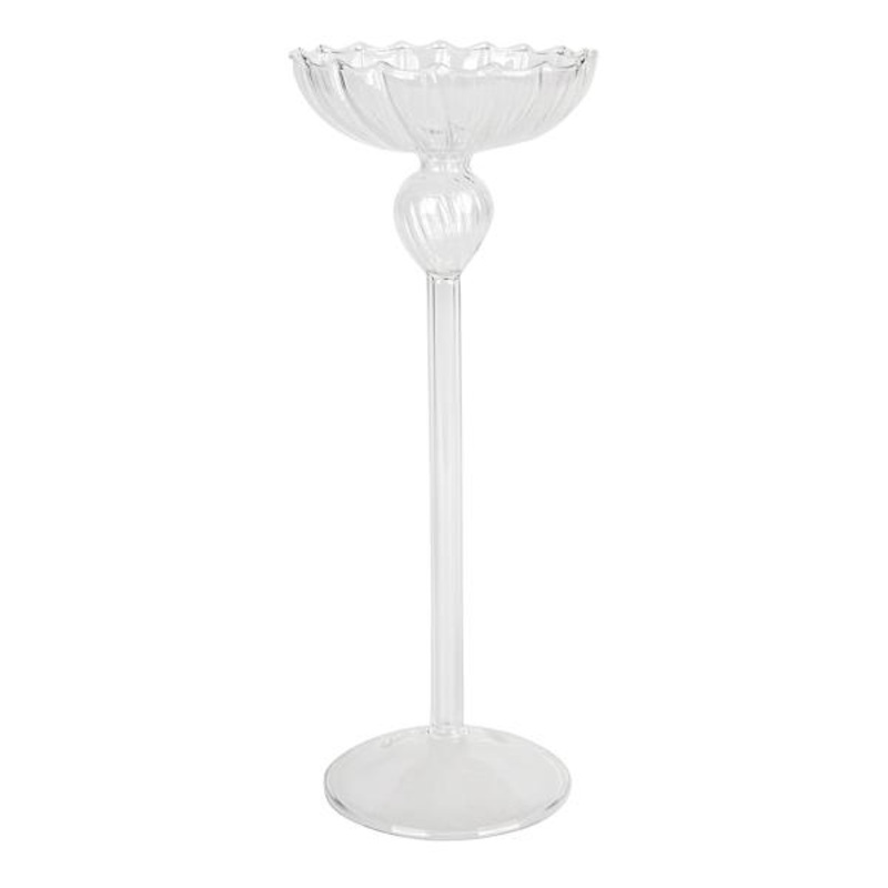 Clear Votive Candle Holder, 9.4″