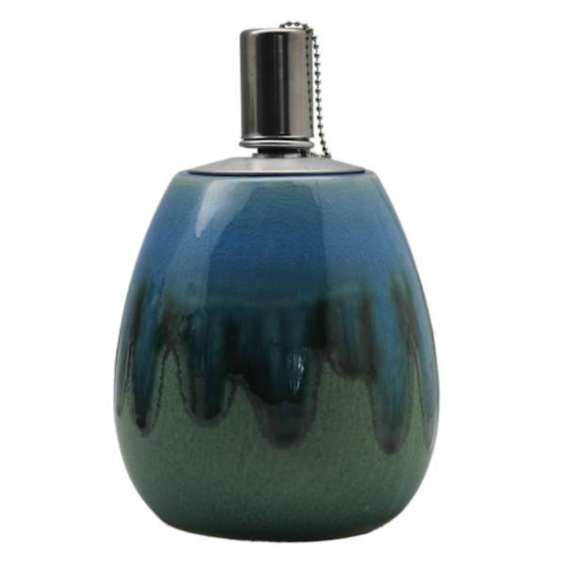 Green Ombre Ceramic Table Torch