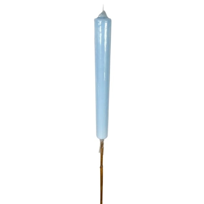 Light Blue Citronella Flare Candle, 7oz