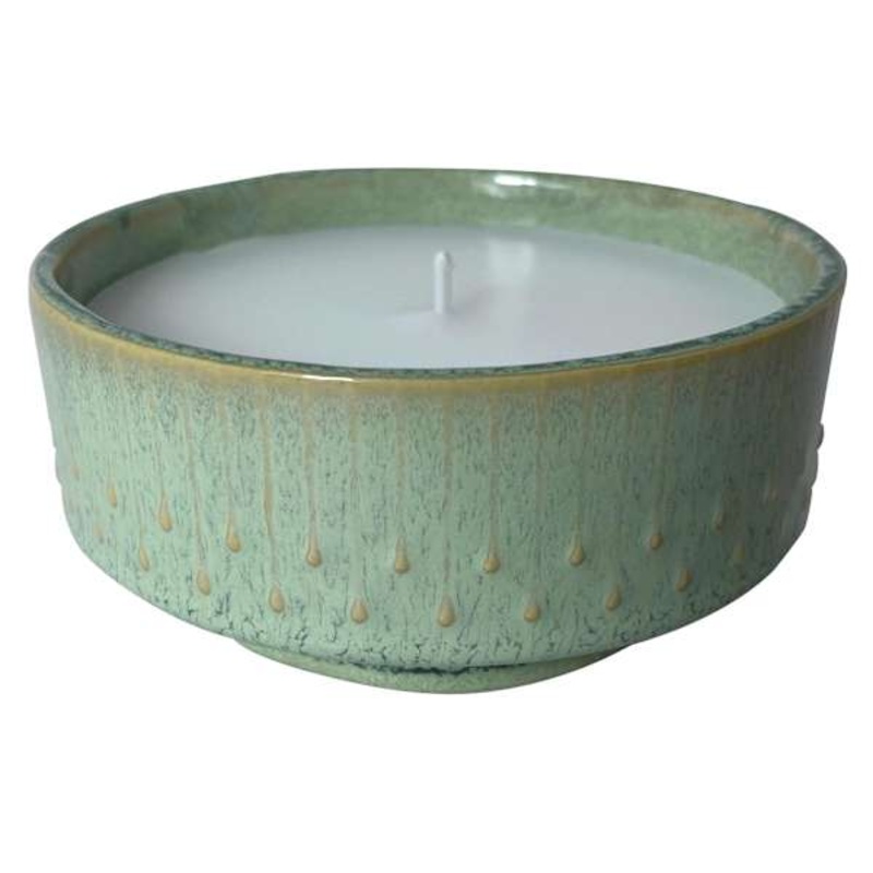Reactive Glazed Citronella Candle, 10oz