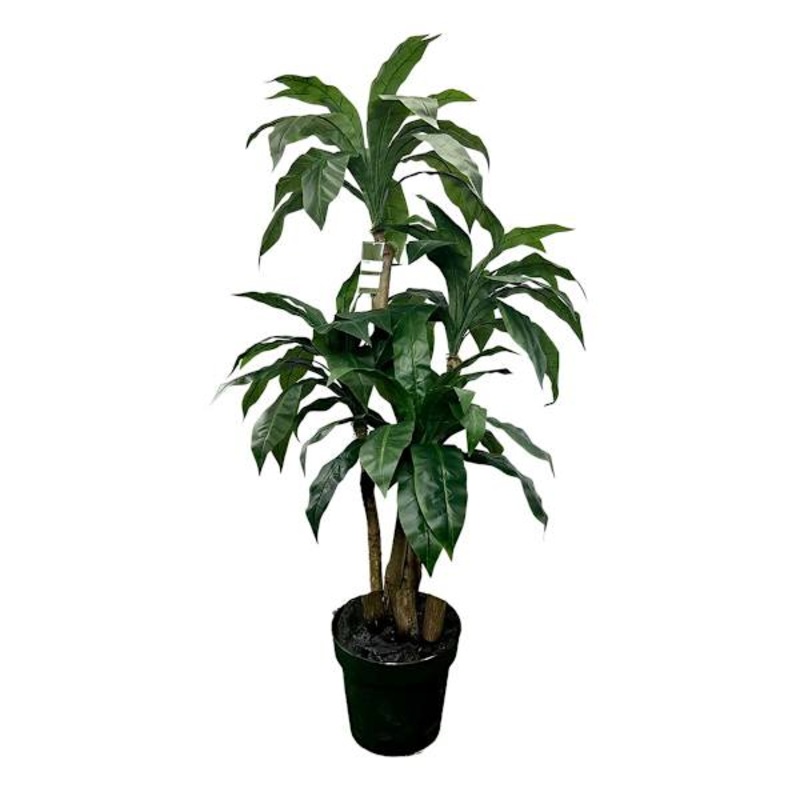 Real-Bark Bird’s Nest Tree in Black Pot, 6.5′