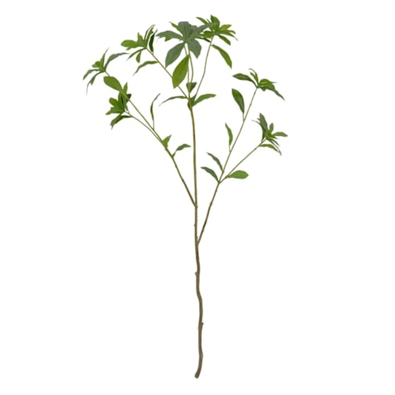 Green Artificial Leaves Stem, 38″