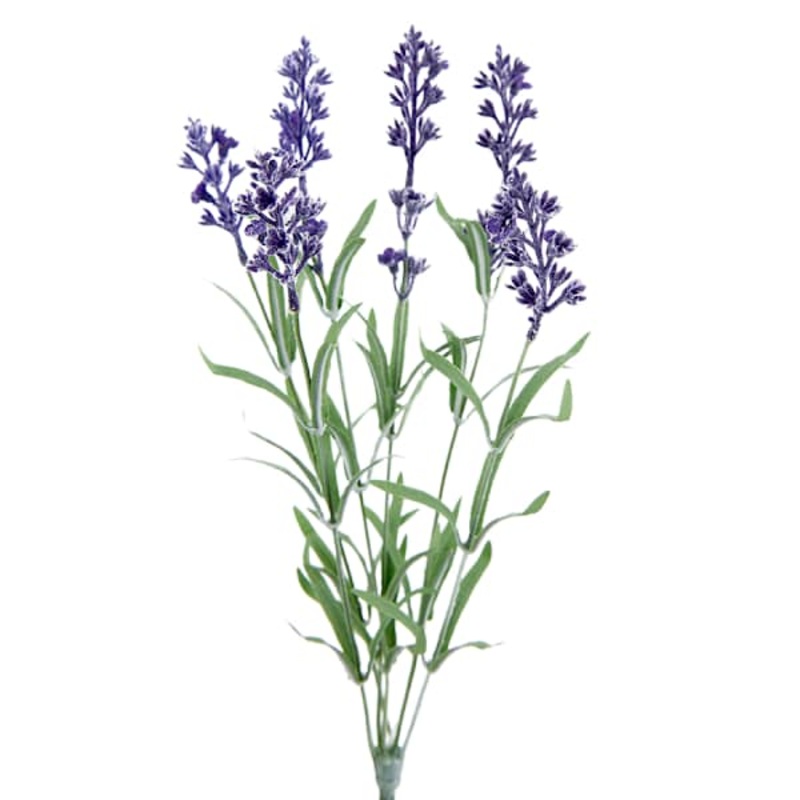 Purple Lavender Floral Spray, 12″