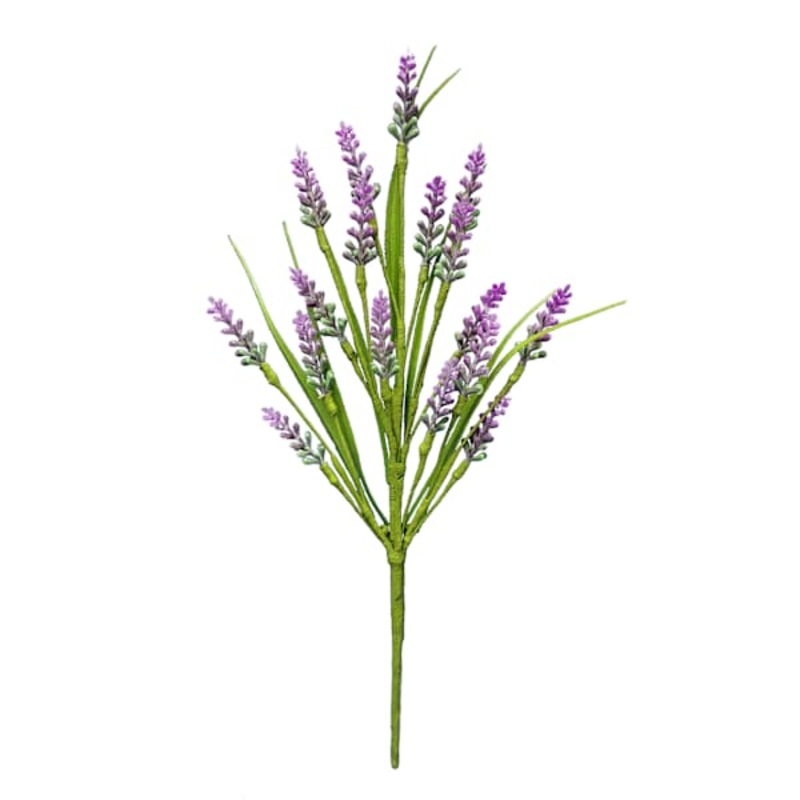 Purple Muscari Floral Spray, 12″